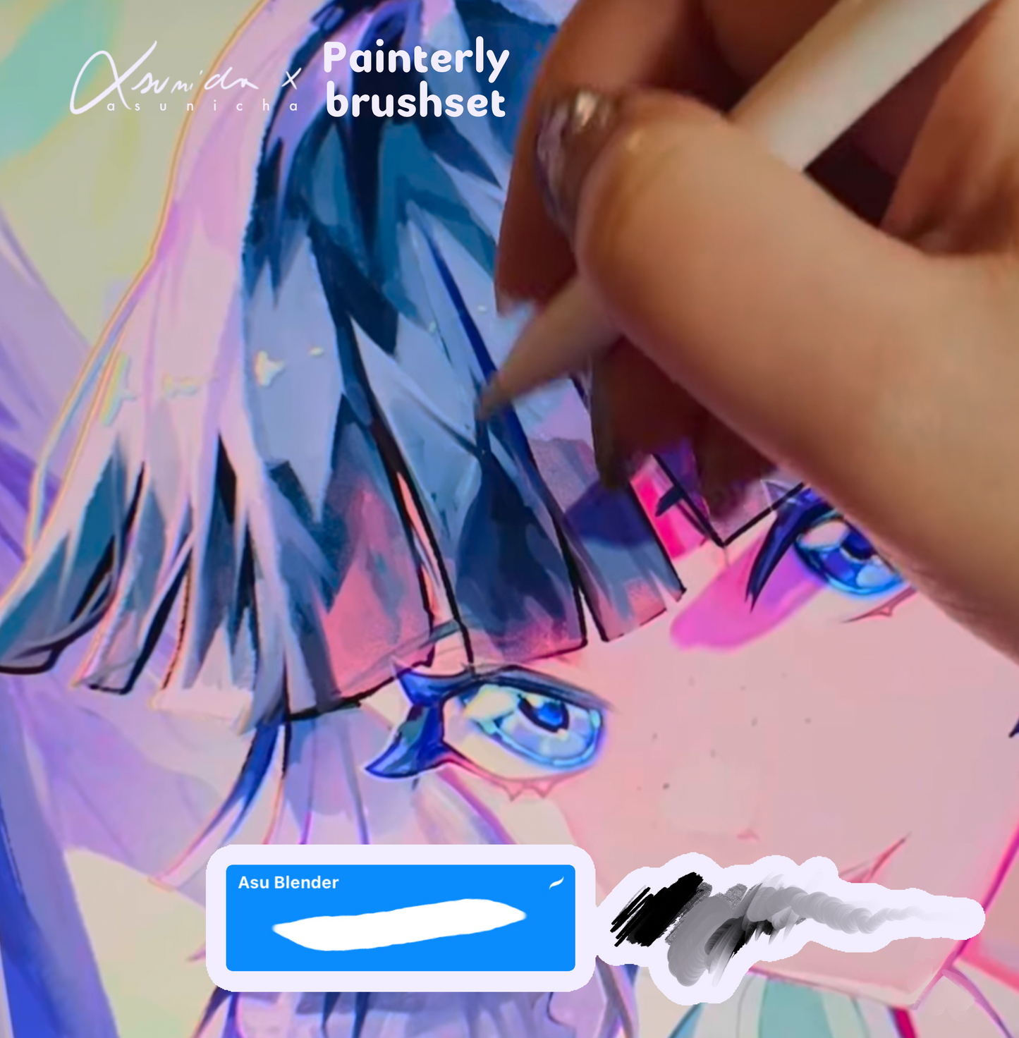 Painterly Brushset for Procreate ◣ by Asunicha
