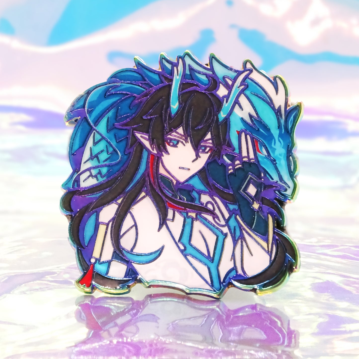 Dan Heng THE ❥ HSR IRIDESCENT ENAMEL PINS