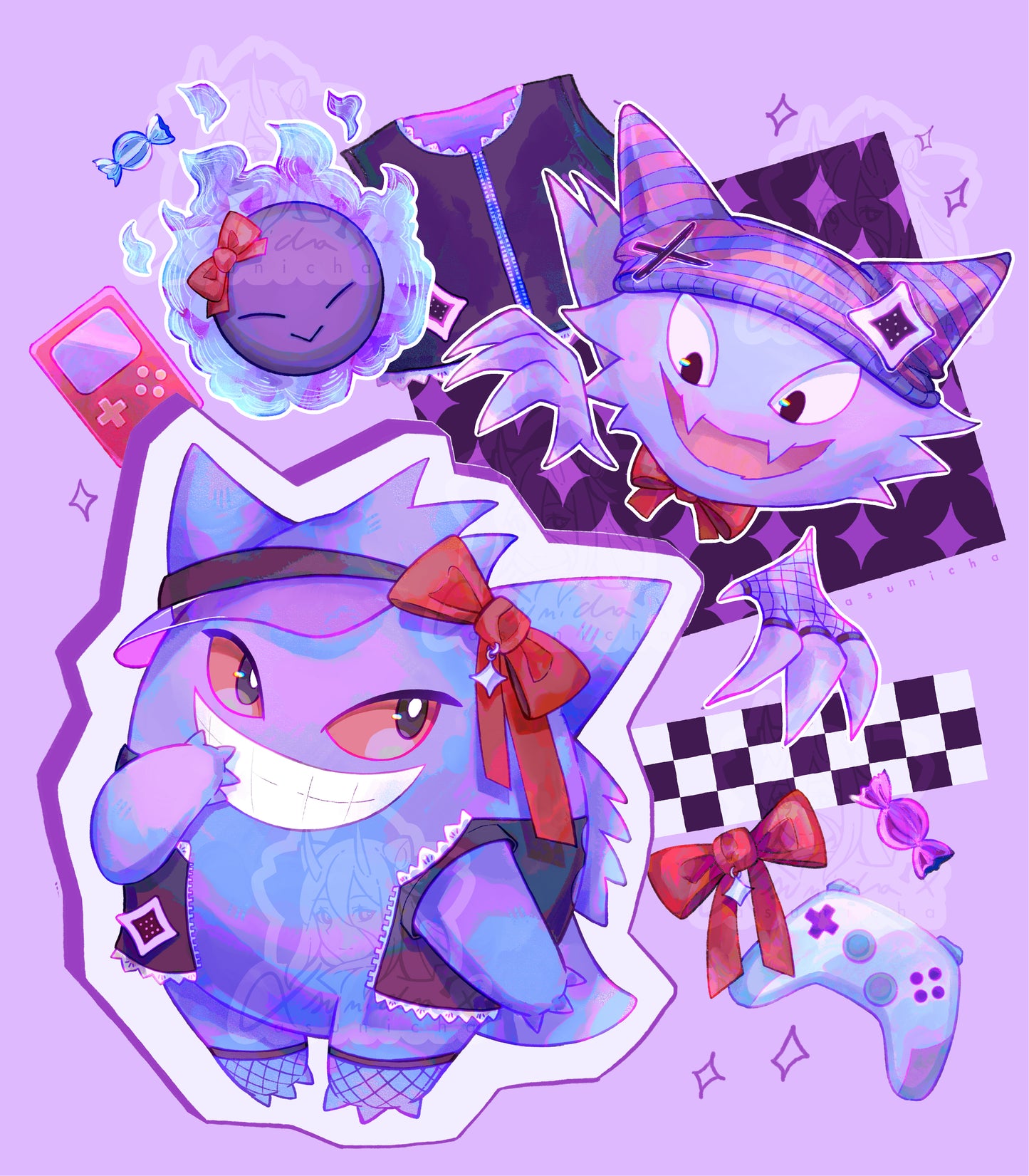 PokeColour Collection: Violet Evolution ◣ TOTEBAG