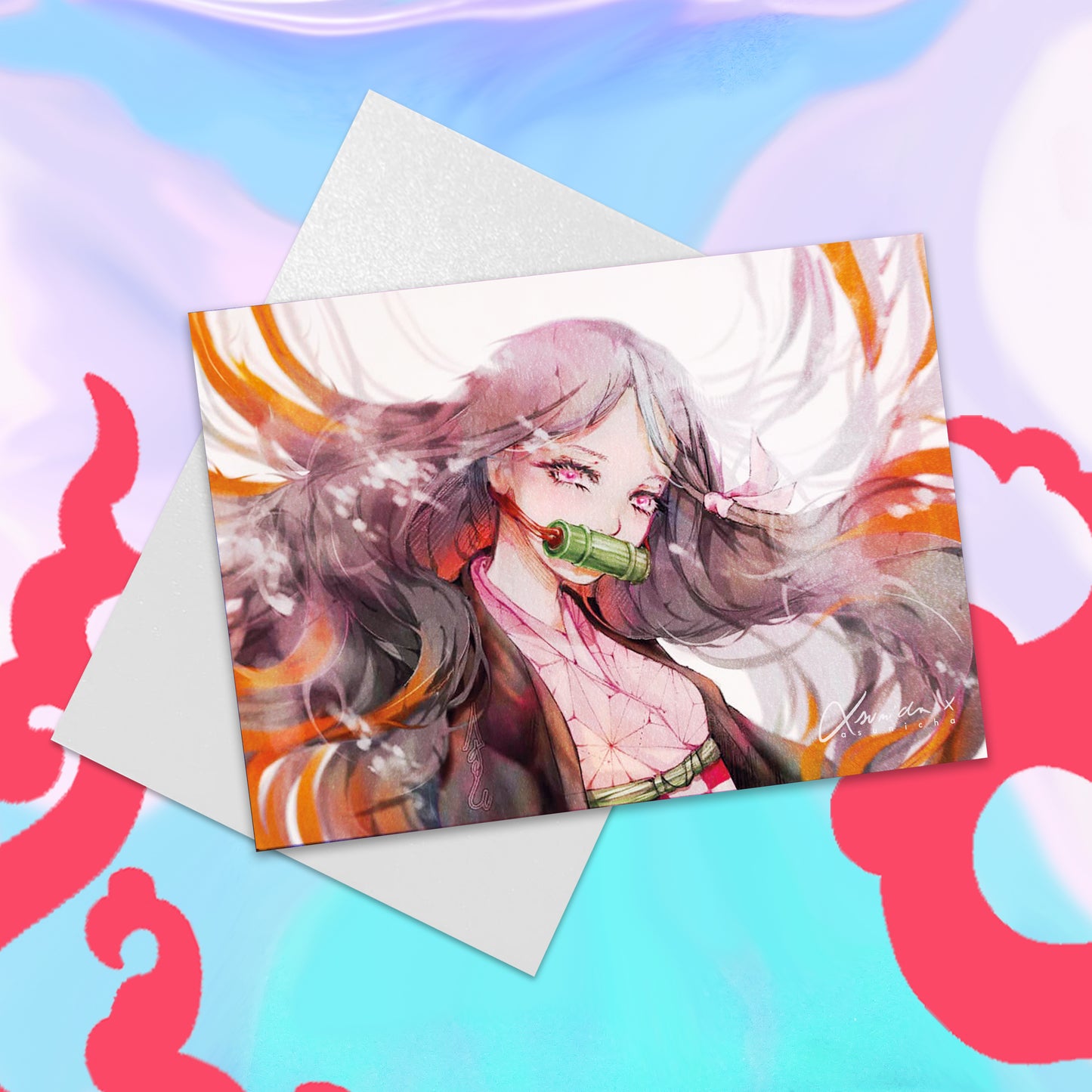Nezuko ❥ A6 PRINT POSTCARD