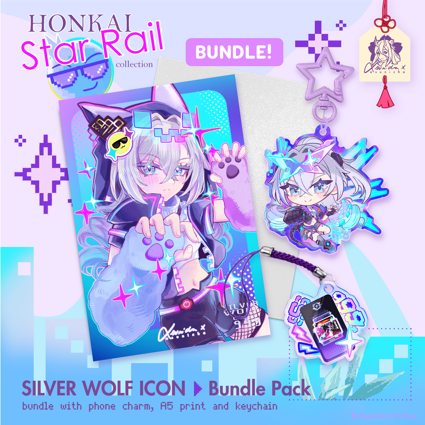 Silver Wolf ICON (Hoodie) HSR ◣ BUNDLE PACK