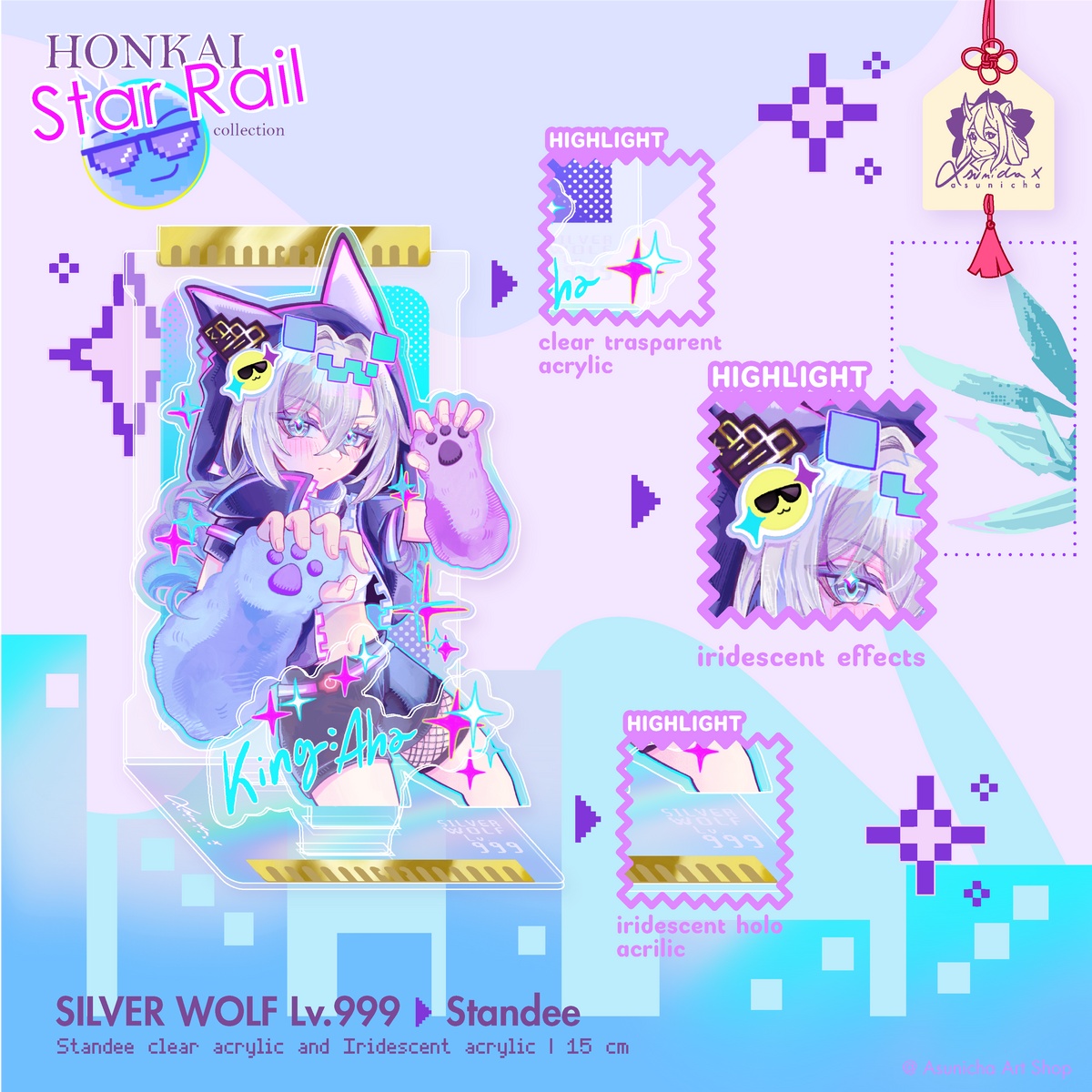 Silver Wolf Lv.999 ◣ STANDEE