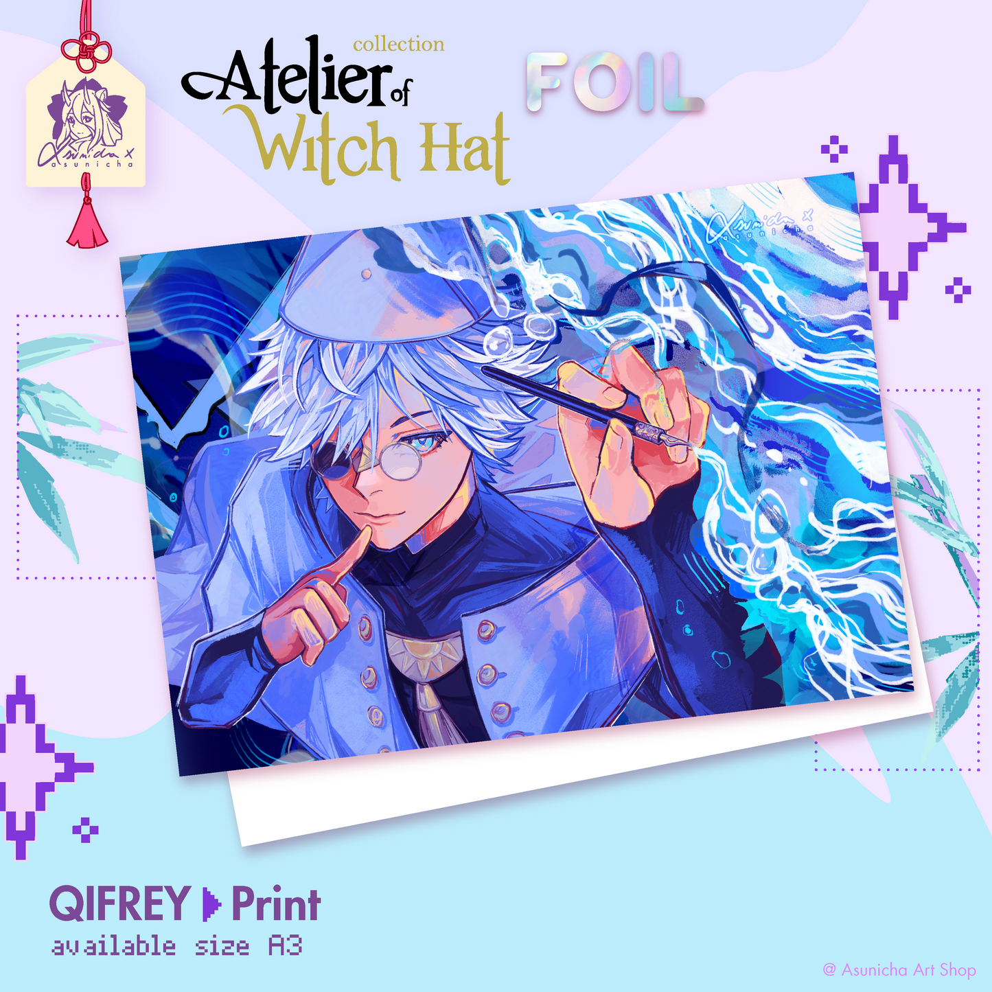 Qifrey ◣ FOIL PRINT