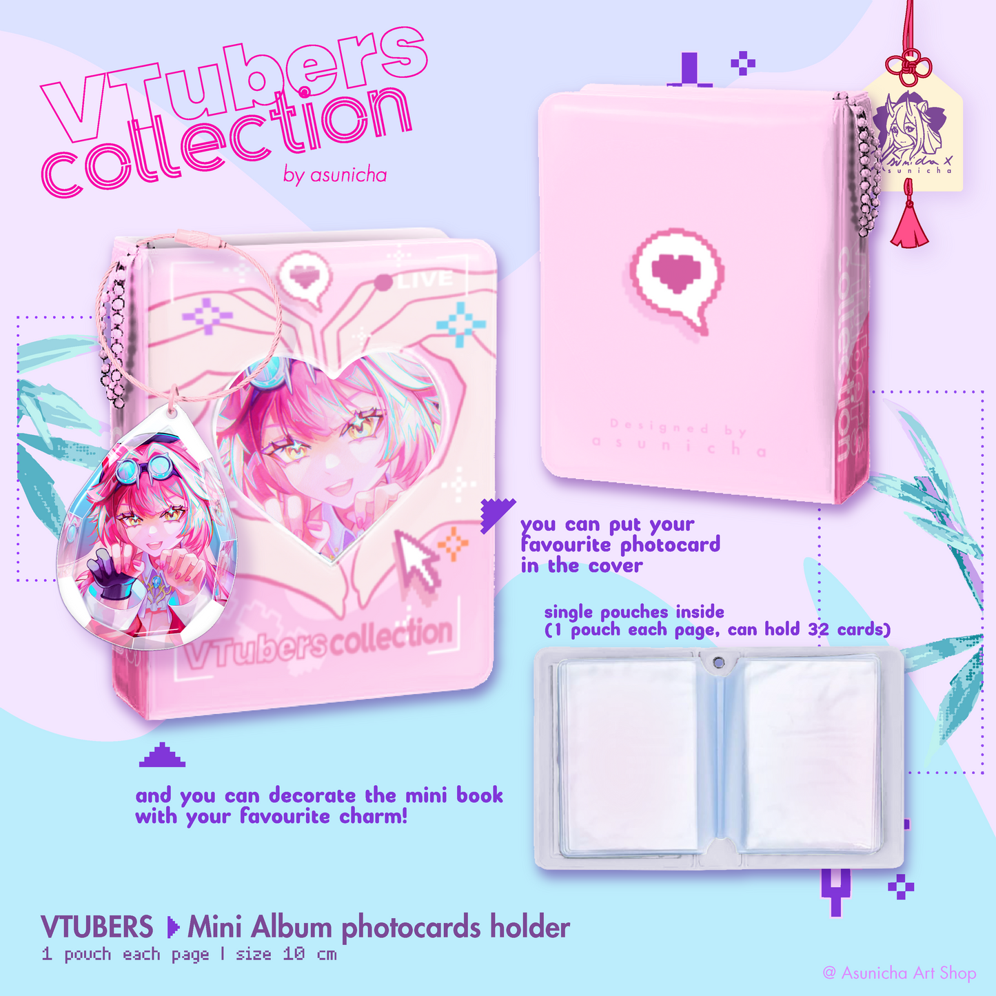 Vtubers Collection ◣ MINI ALBUM HOLDER