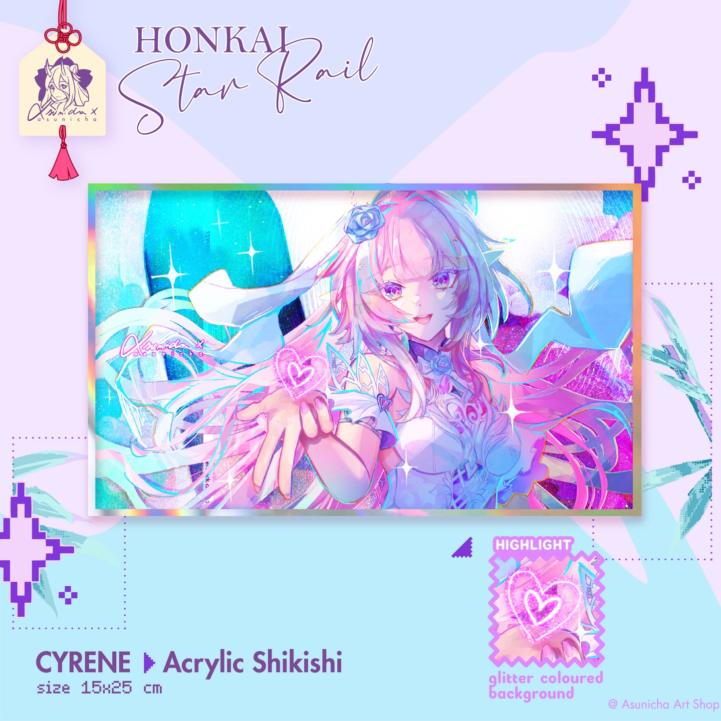 Cyrene ◣ ACRYLIC SHIKISHI