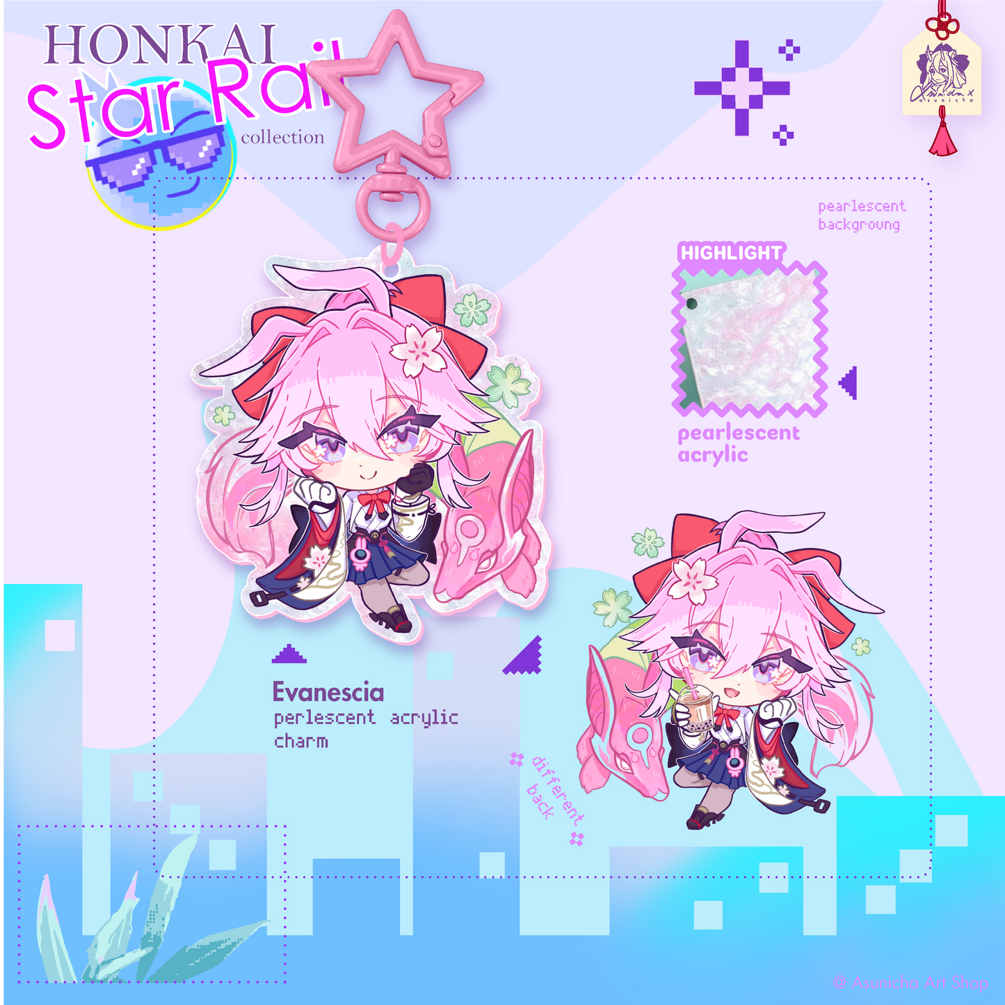 Evanescia HSR ◣ KEYCHAINS