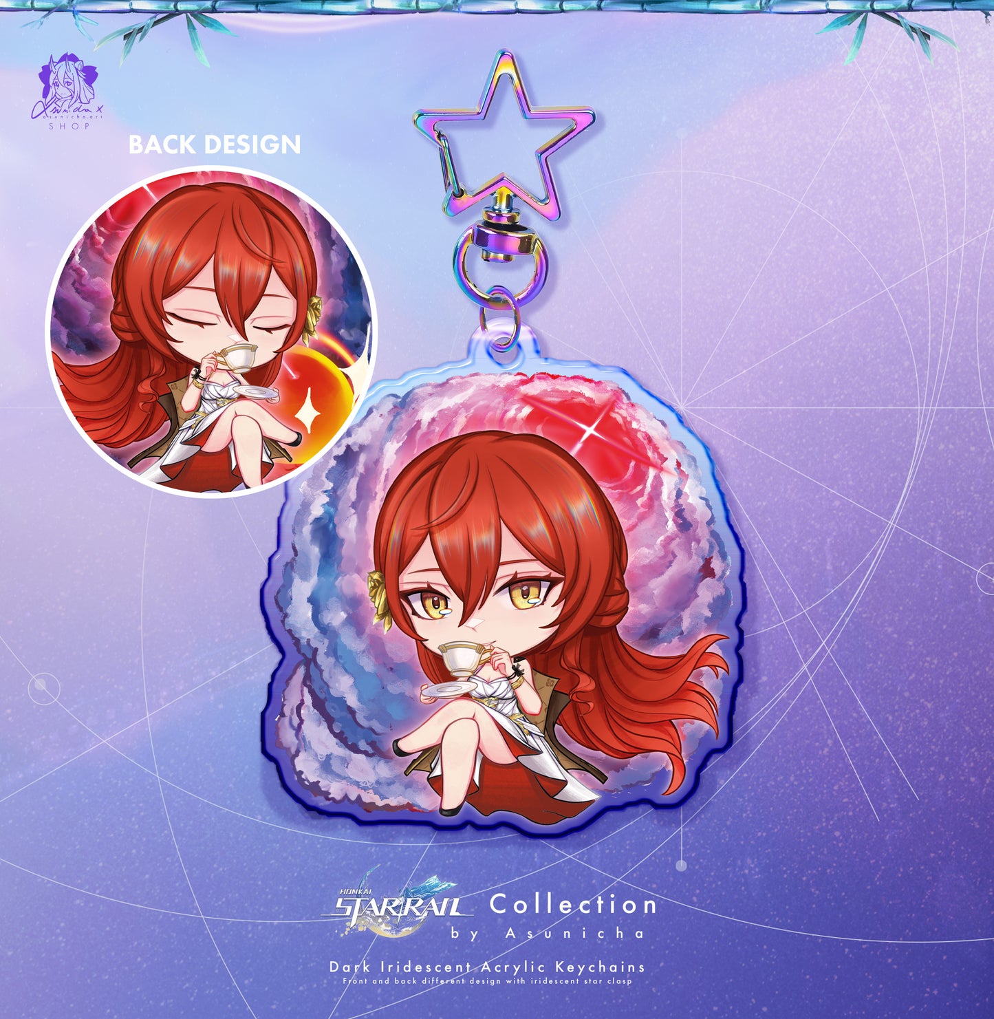 Himeko HSR ❥ KEYCHAIN