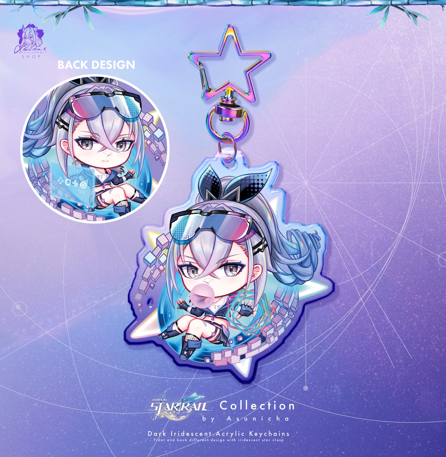 Silver Wolf HSR ❥ KEYCHAIN