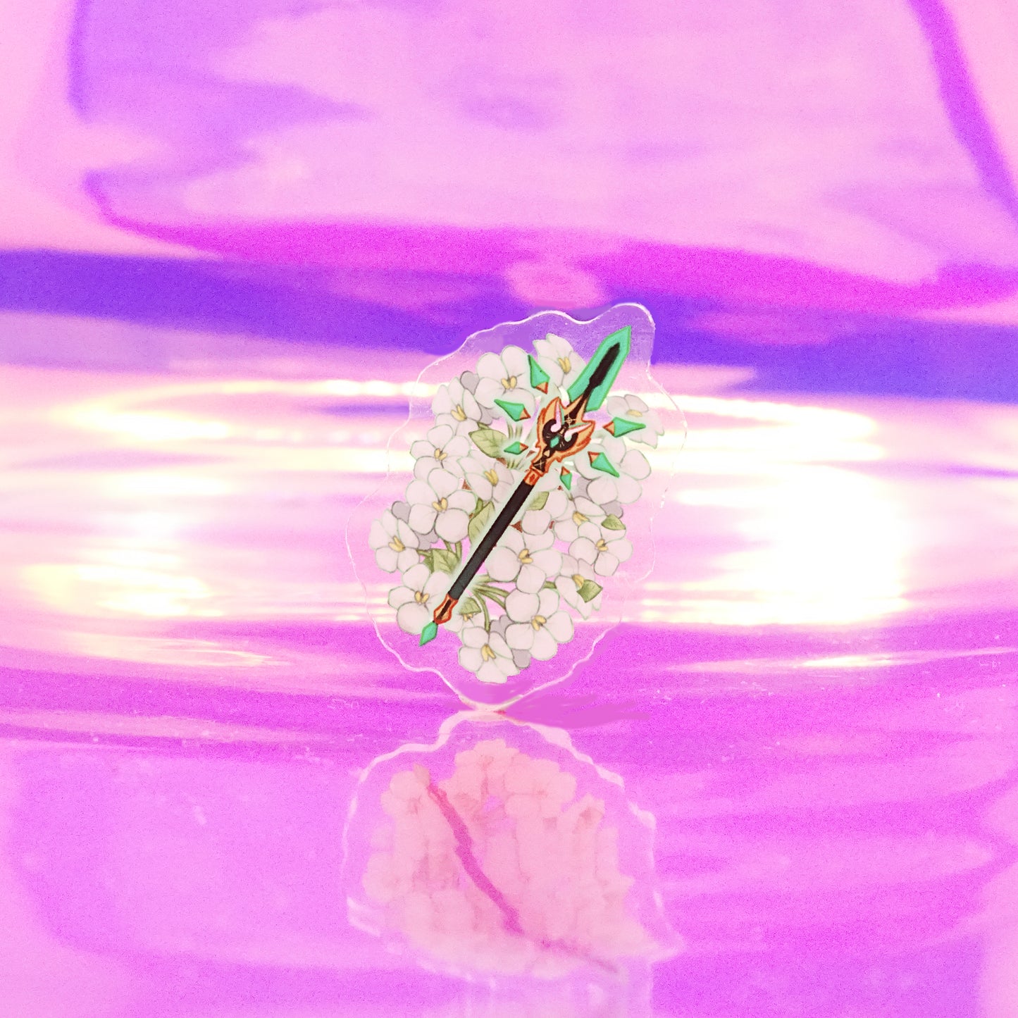 Primordial Jade Spear ❥ ACRYLIC PIN