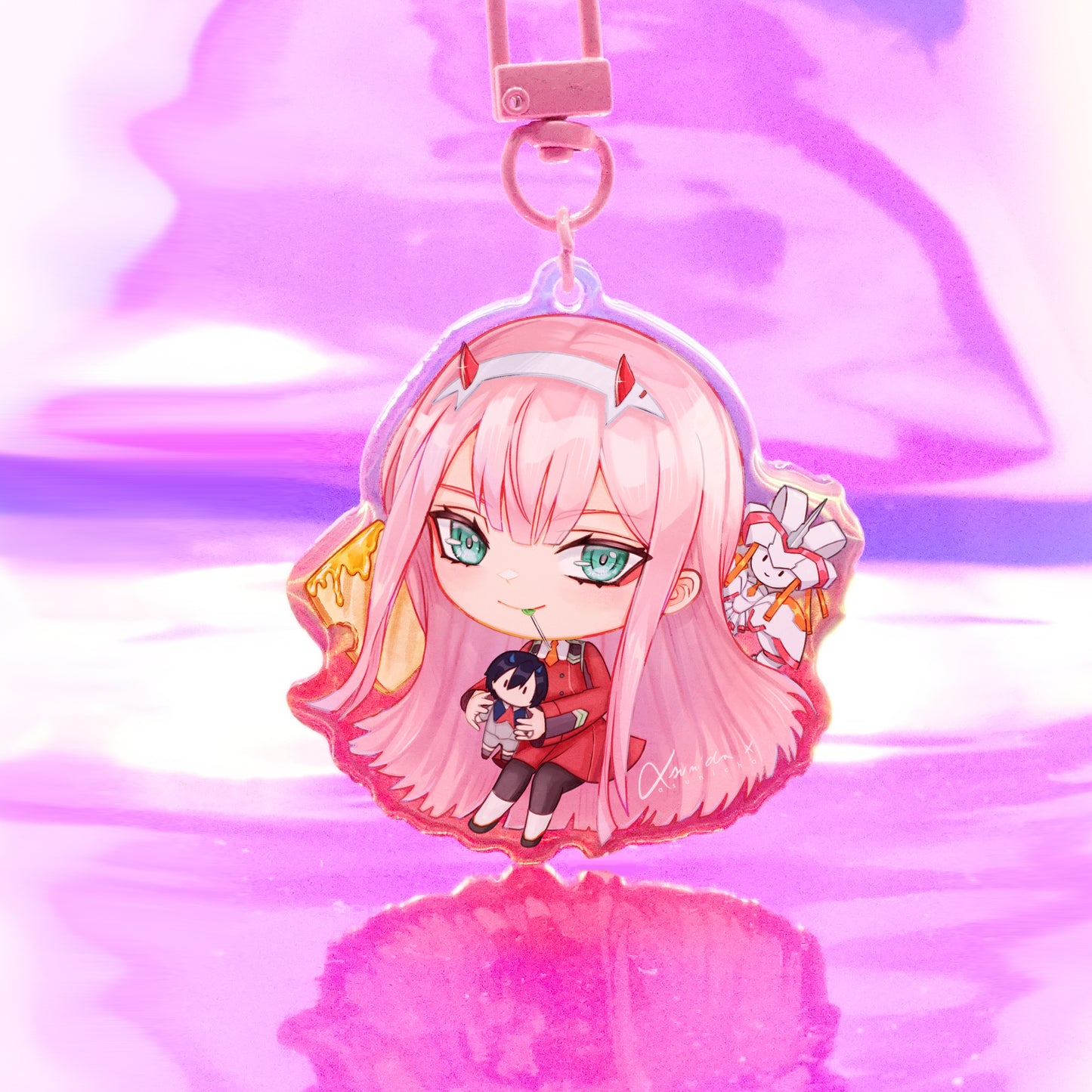 ZeroTwo ❥ KEYCHAIN