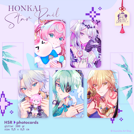 HSR: Phainon, Anaxa, Hyacine, Castorix, Mydei ◣ PHOTOCARDS