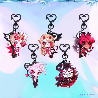 Hazbin Hotel ❥ KEYCHAINS