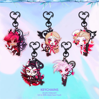 Hazbin Hotel ❥ KEYCHAINS