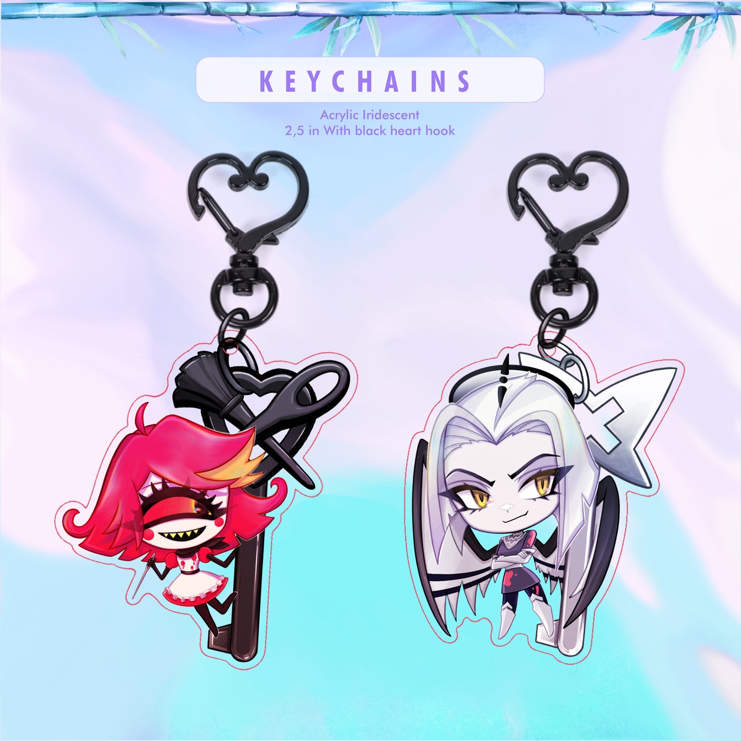 Hazbin Hotel (new) ❥ KEYCHAINS