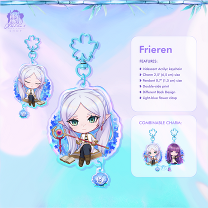 Frieren and Himmel ❥ COMBINED KEYCHAINS