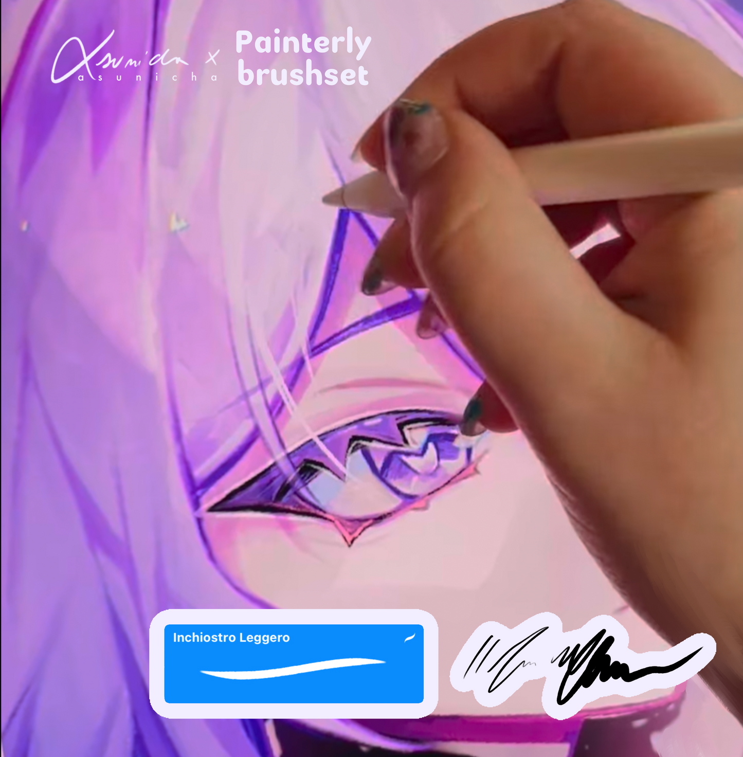 Painterly Brushset for Procreate ◣ by Asunicha