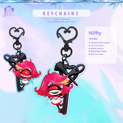 Hazbin Hotel (new) ❥ KEYCHAINS