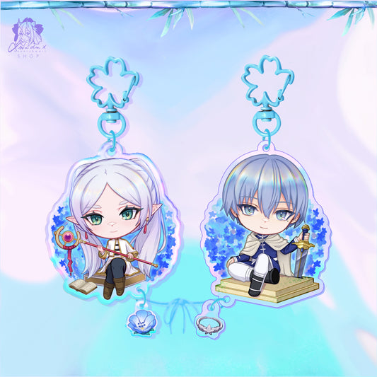 Frieren and Himmel ❥ COMBINED KEYCHAINS