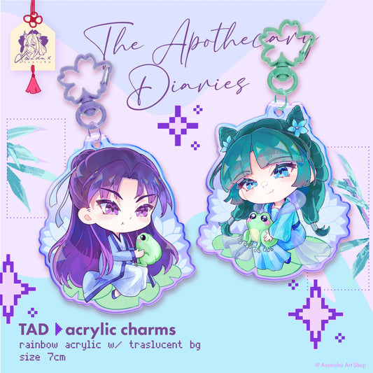 [back in PRE ORDER] Maomao and Jinshi ◣ KEYCHAIN