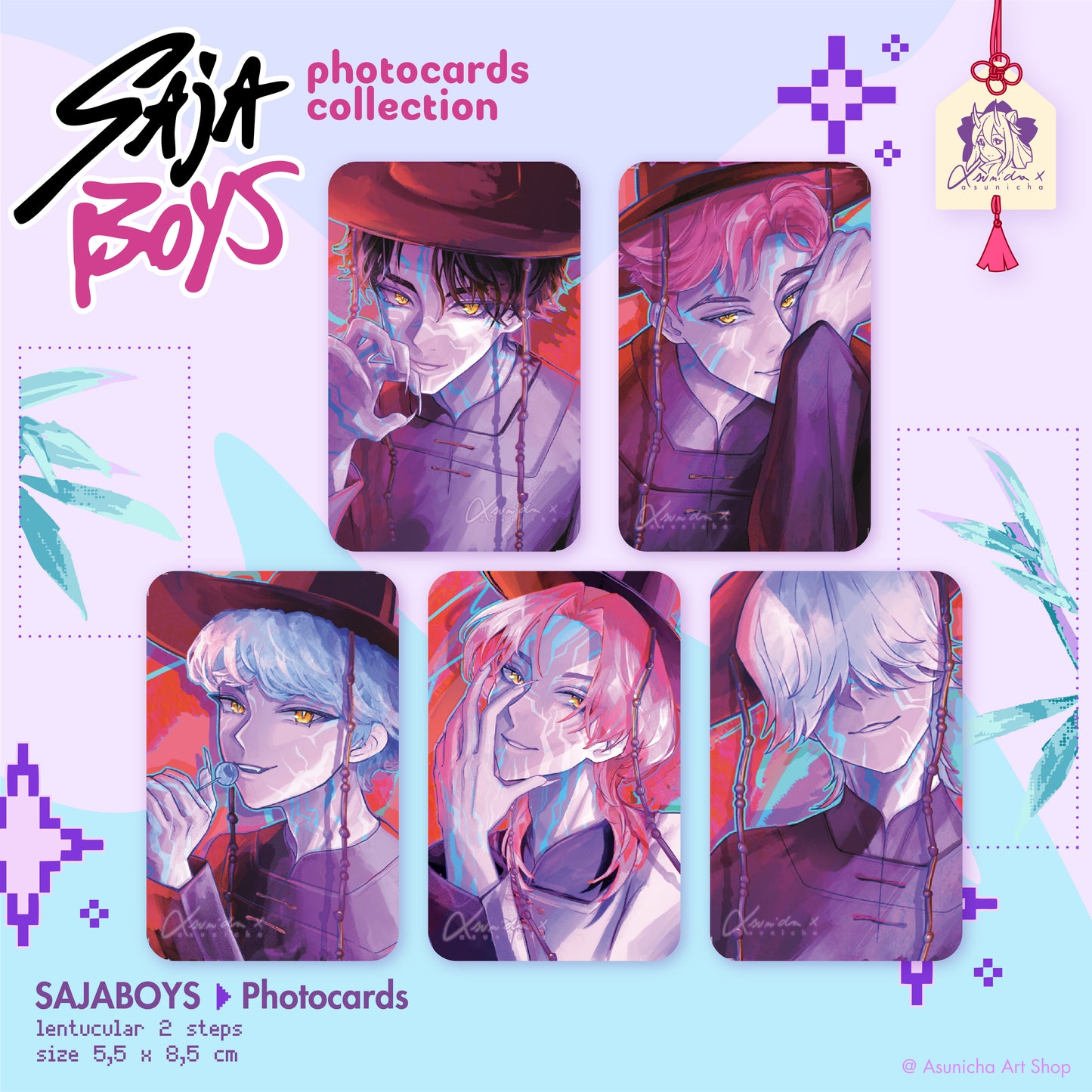 HSR: Phainon, Anaxa, Hyacine, Castorix, Mydei ◣ PHOTOCARDS