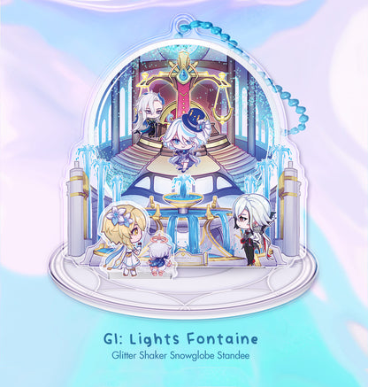 Lights Fontaine ❥ SNOWGLOBE STANDEE