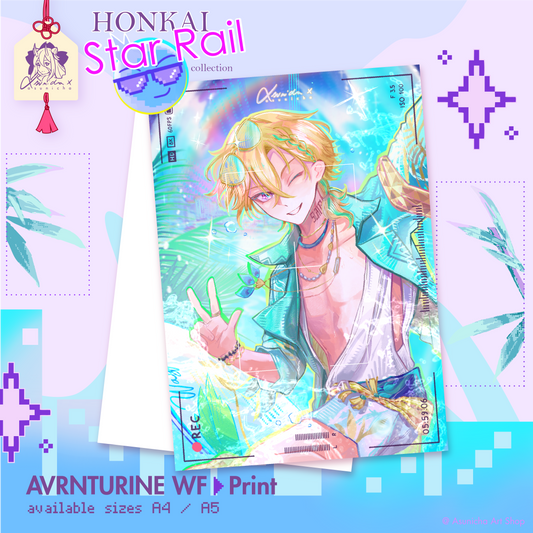 Aventurine WaveFlare ◣ PRINT
