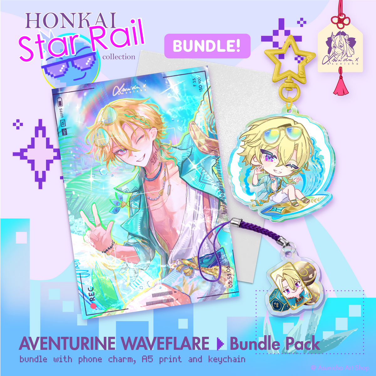 [PRE ORDER] Aventurine WaveFlare HSR ◣ BUNDLE PACK