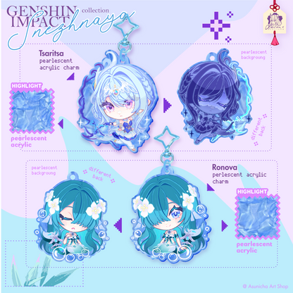 [PRE ORDER] Odette and Vodyanitsa GI ◣ KEYCHAINS