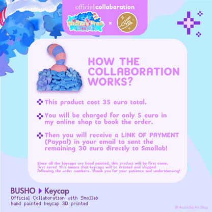 [OFFICIAL COLLAB x SMOLLAB] Busho ◣ KEYCAP