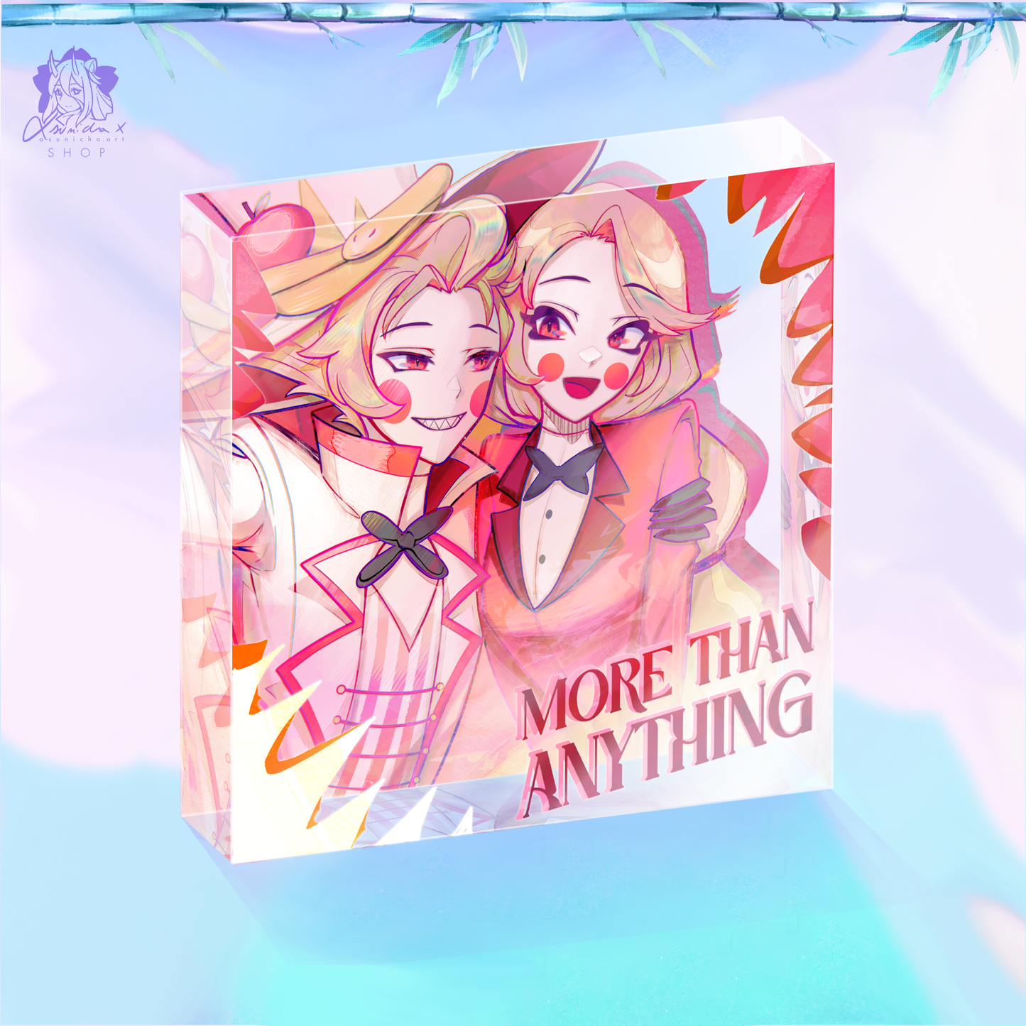 Hazbin Hotel: More Than Anything ❥ Acrylic Block