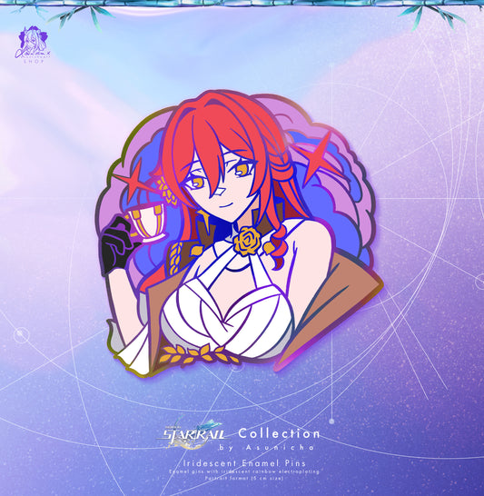 Himeko ❥ HSR IRIDESCENT ENAMEL PINS