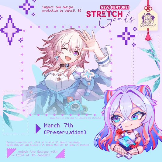 DEPOSIT 3€: March 7th (Preservation) Keychain ◣ STRETCH GOALS