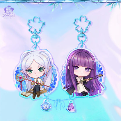 Frieren and Fern ❥ COMBINED KEYCHAINS