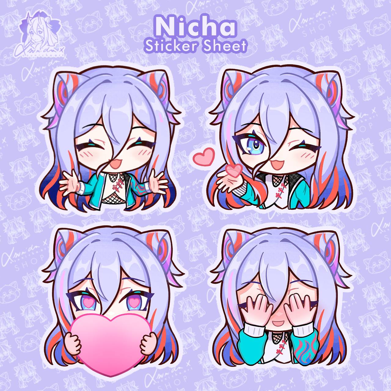 Nicha ❥ STICKER SHEET