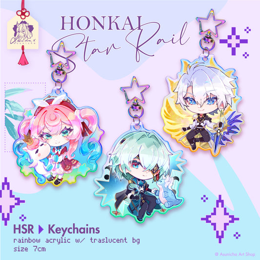 Phainon | Anaxa | Hyacine HSR ◣ KEYCHAIN