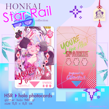 [PRE ORDER] Silver Wolf Lv.999, Evanescia, Sparxie HSR ◣ PHOTOCARDS
