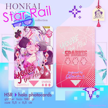 [PRE ORDER] Silver Wolf Lv.999, Evanescia, Sparxie HSR ◣ PHOTOCARDS