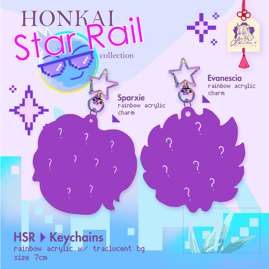 [PRE ORDER] Sparxie and Evanescia HSR ◣ KEYCHAINS