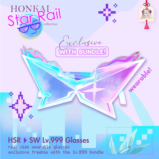 [PRE ORDER] [BUNDLE EXCLUSIVE] Silver Wolf HSR ◣ WEARABLE GLASSES