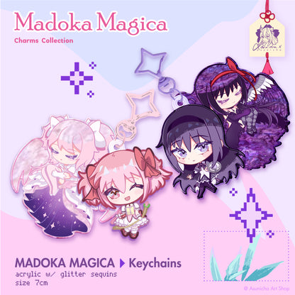 Madoka and Homura ◣ KEYCHAINS