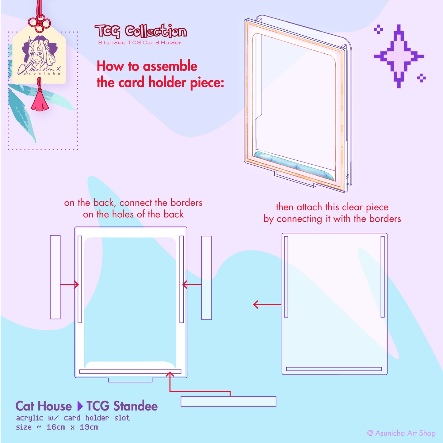 [BACK IN PRE ORDER] Cat House ◣ TCG STANDEE