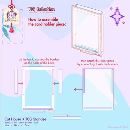 [BACK IN PRE ORDER] Cat House ◣ TCG STANDEE