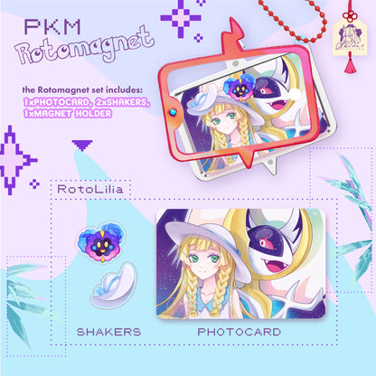 [VOL. 2] Rotomagnet Photocard Set ◣ MAGNETIC SHAKER HOLDER