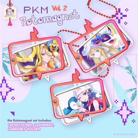 [VOL. 2] Rotomagnet Photocard Set ◣ MAGNETIC SHAKER HOLDER