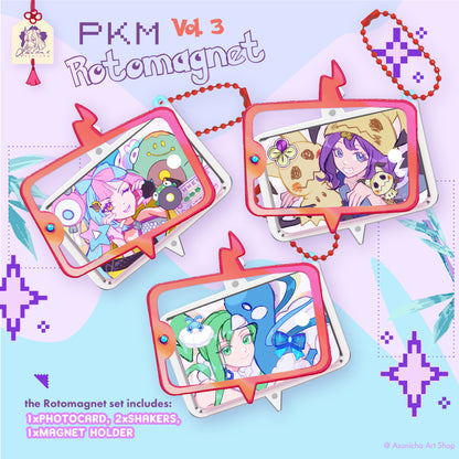 [VOL. 3] Rotomagnet Photocard Set ◣ MAGNETIC SHAKER HOLDER