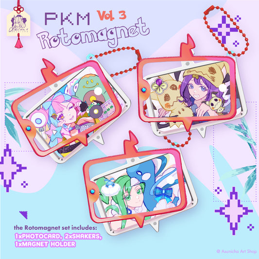 [VOL. 3] Rotomagnet Photocard Set ◣ MAGNETIC SHAKER HOLDER