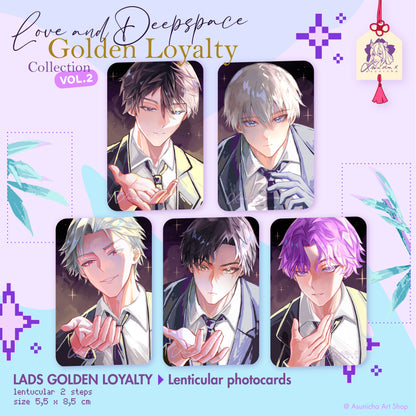 [PRE ORDER] LADS Golden Loyalty Collection ◣ LENTICULAR PHOTOCARDS VOL. 2