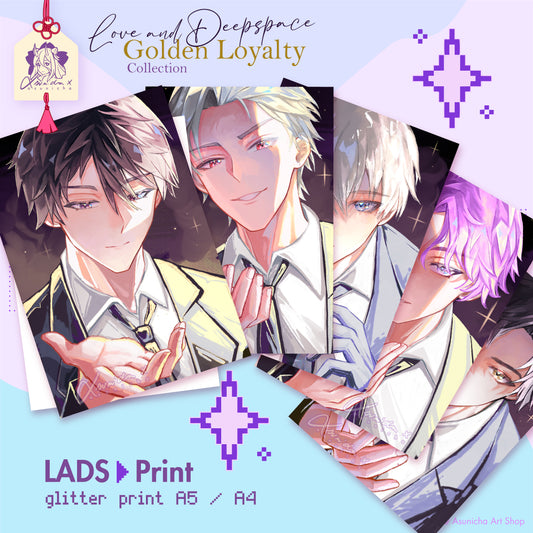 [PRE ORDER] LADS Golden Loyalty ◣ A5 Prints