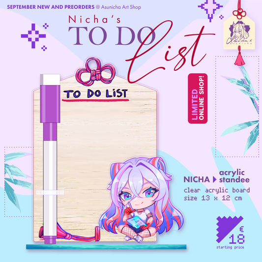 Nicha's To Do List ◣ STANDEE