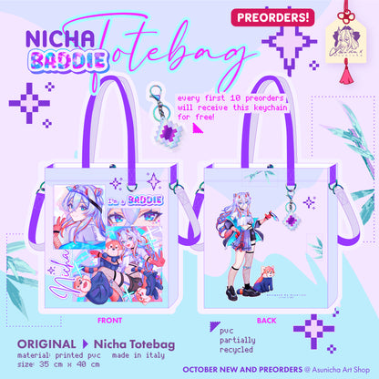 [PREORDER] Nicha Baddie ◣ TOTEBAG